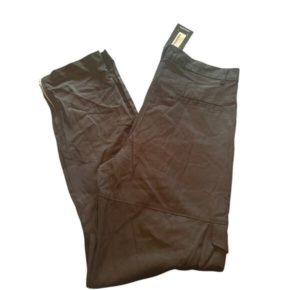 NWT boohooMAN Black Cargo Pants Zipper Ankle Pockets Galore Size 2XL - Picture 1 of 7